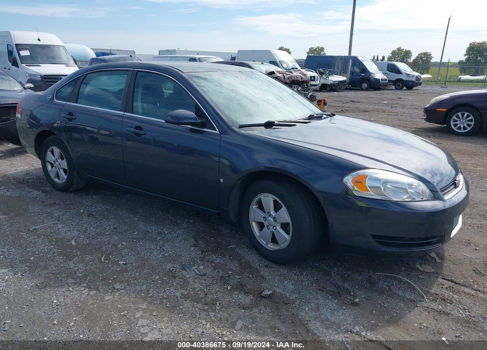 2008 CHEVROLET IMPALA LT VIN: 2G1WT55K581310498