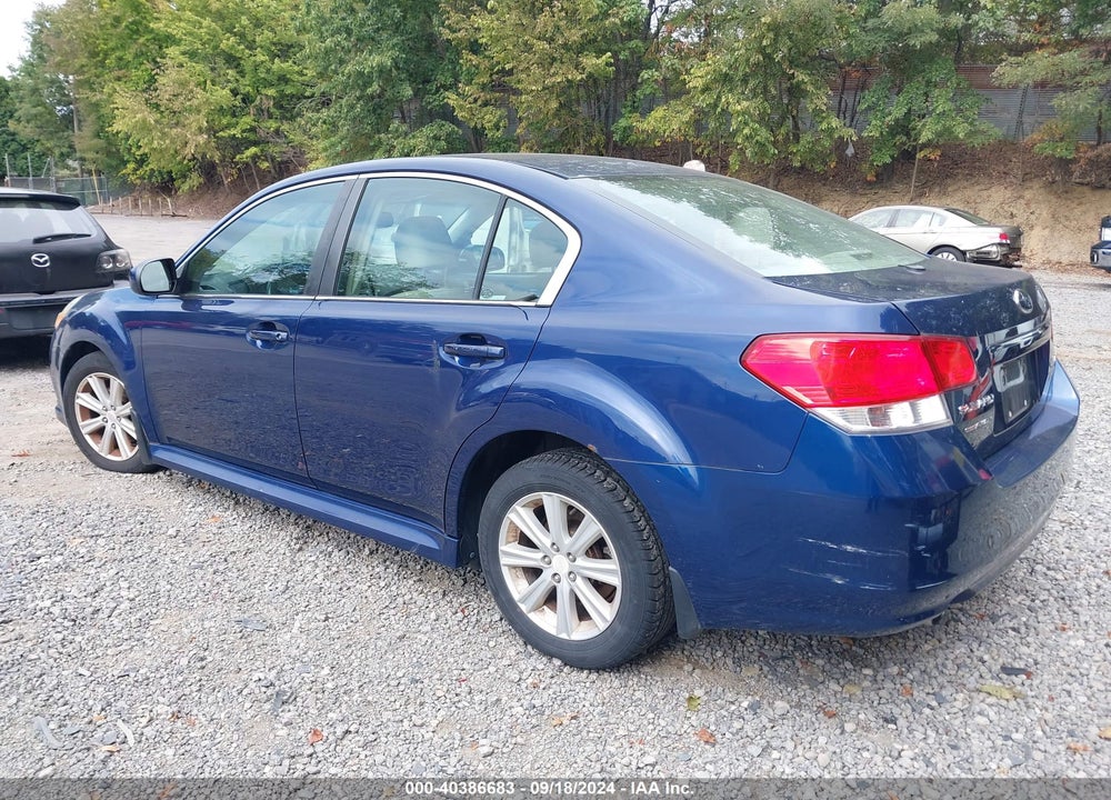 2011 SUBARU LEGACY 2.5I PREMIUM VIN: 4S3BMBG62B3254202