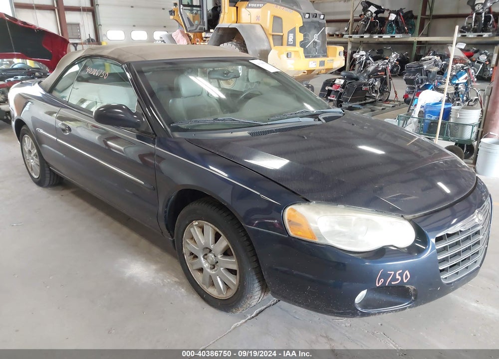 2004 CHRYSLER SEBRING LIMITED VIN: 1C3EL65R34N398700
