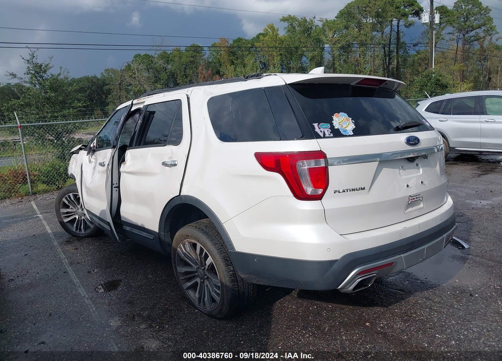 2016 FORD EXPLORER PLATINUM VIN: 1FM5K8HT9GGD13283
