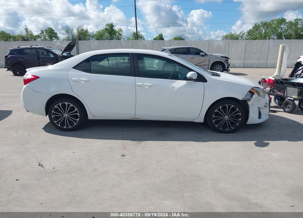 2014 TOYOTA COROLLA S PLUS VIN: 5YFBURHE7EP125270