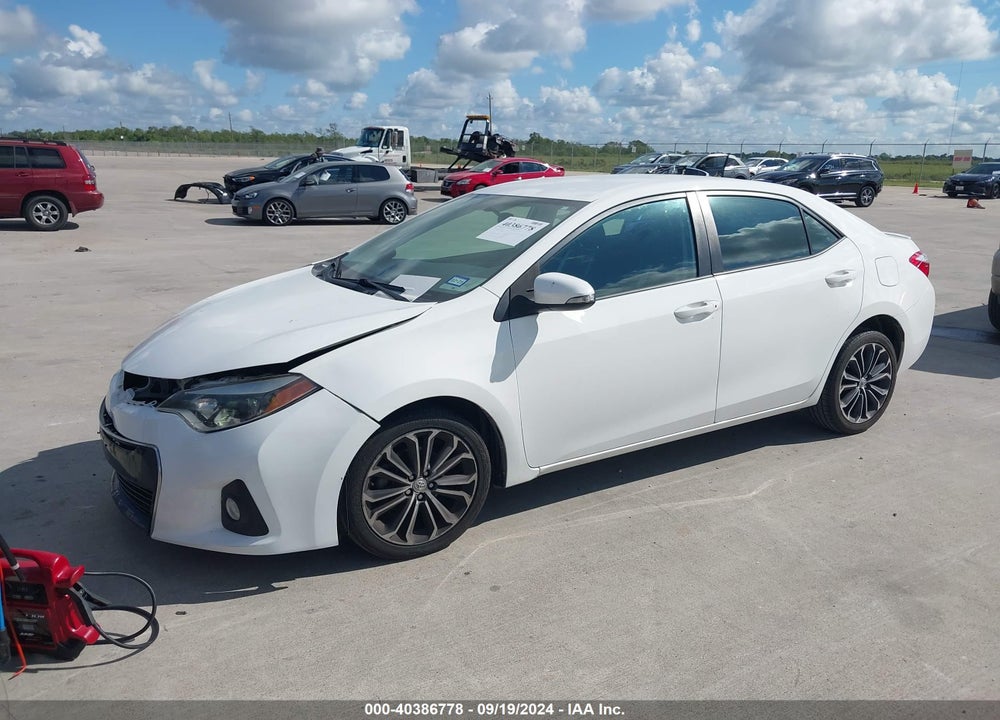 2014 TOYOTA COROLLA S PLUS VIN: 5YFBURHE7EP125270