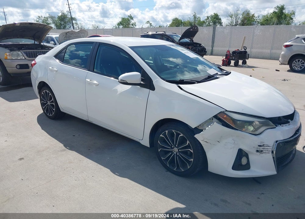 2014 TOYOTA COROLLA S PLUS VIN: 5YFBURHE7EP125270
