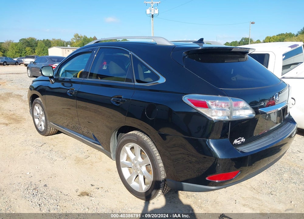 2011 LEXUS RX 350 VIN: 2T2BK1BA6BC092749