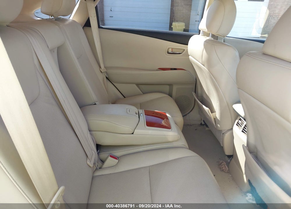 2011 LEXUS RX 350 VIN: 2T2BK1BA6BC092749