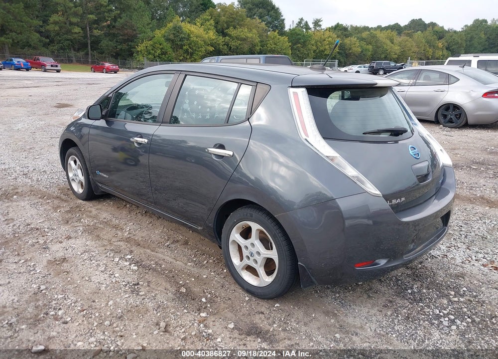 2013 NISSAN LEAF SV VIN: 1N4AZ0CPXDC413332