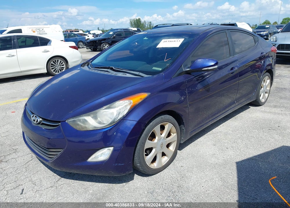 2011 HYUNDAI ELANTRA LIMITED VIN: 5NPDH4AE6BH002465