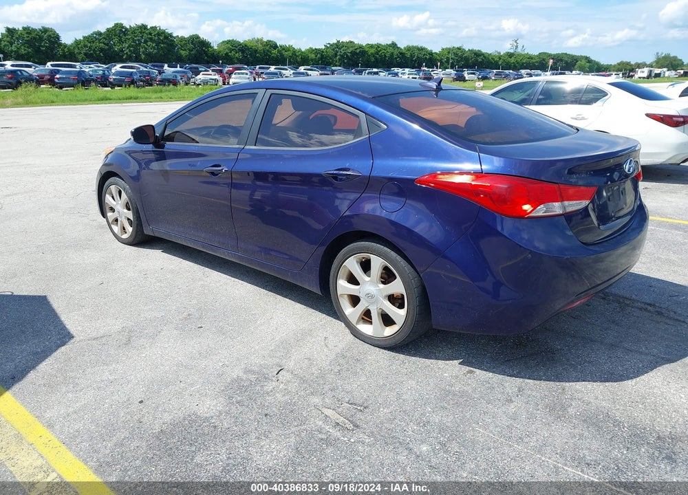 2011 HYUNDAI ELANTRA LIMITED VIN: 5NPDH4AE6BH002465