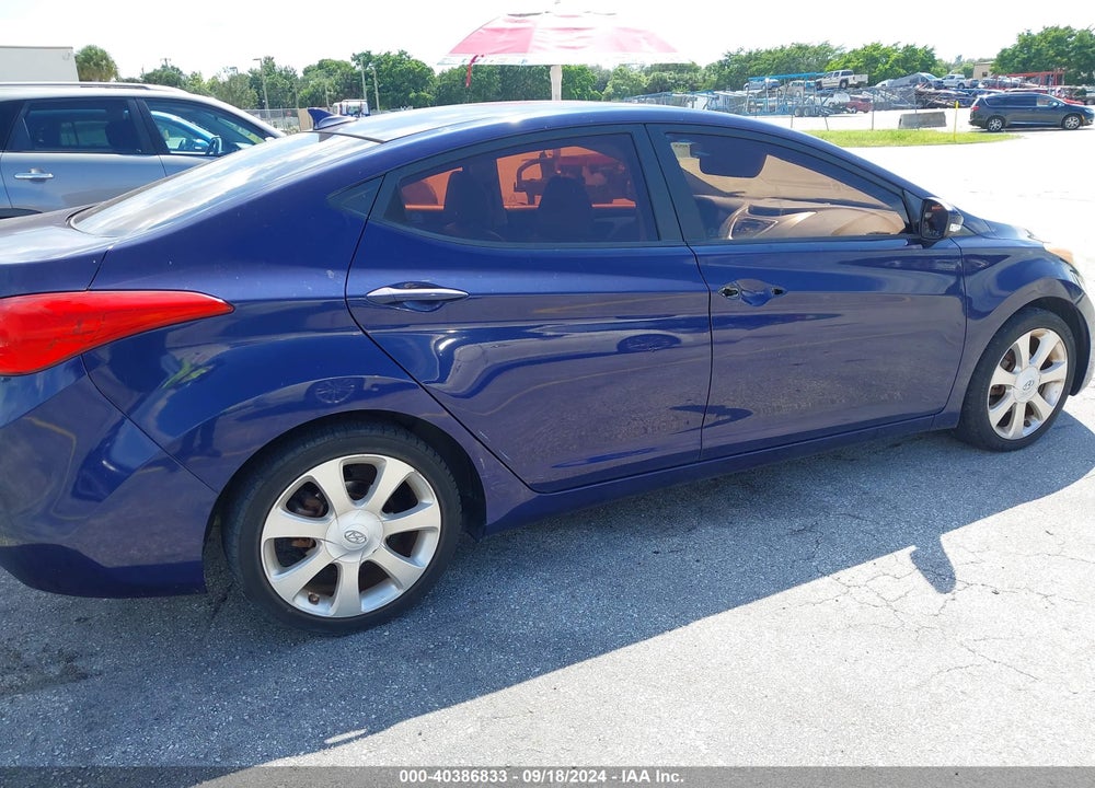 2011 HYUNDAI ELANTRA LIMITED VIN: 5NPDH4AE6BH002465
