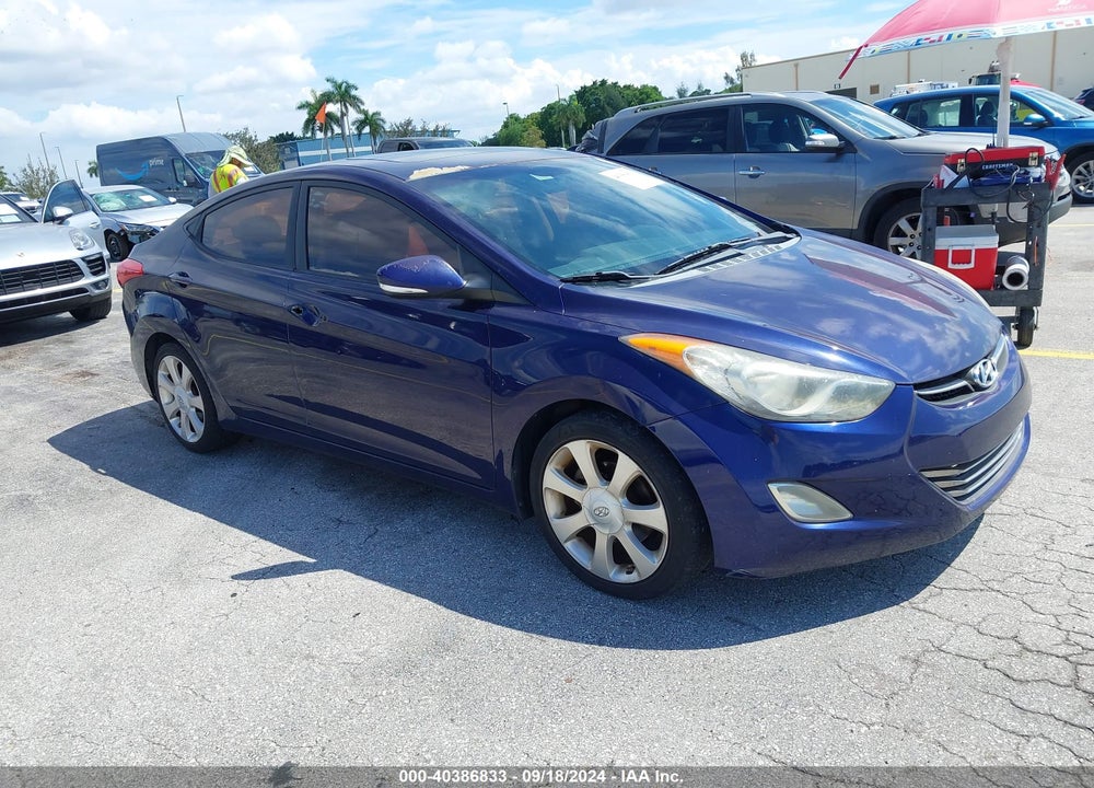 2011 HYUNDAI ELANTRA LIMITED VIN: 5NPDH4AE6BH002465