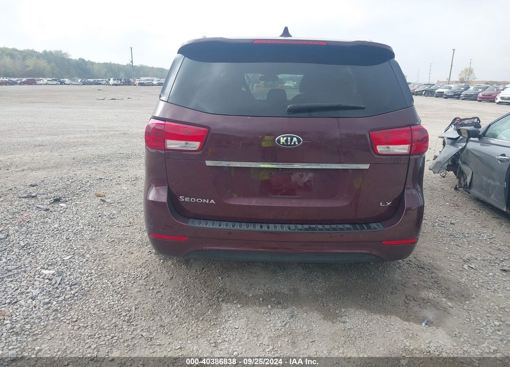 2016 KIA SEDONA LX VIN: KNDMB5C14G6086062
