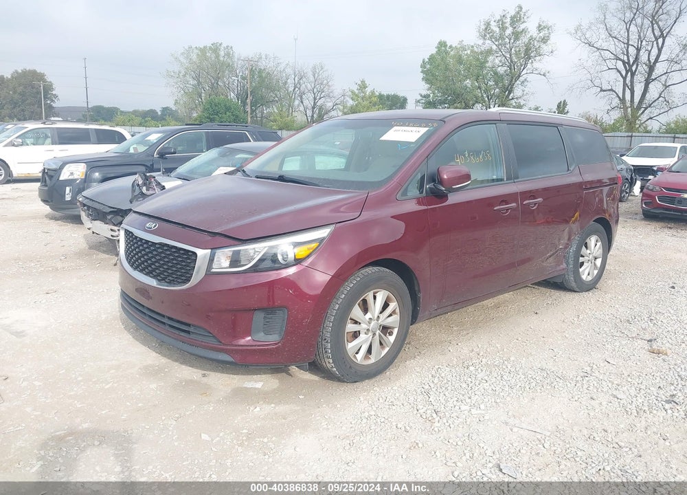 2016 KIA SEDONA LX VIN: KNDMB5C14G6086062