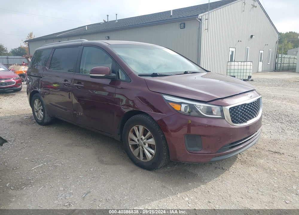 2016 KIA SEDONA LX VIN: KNDMB5C14G6086062