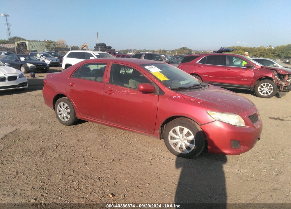 2009 TOYOTA COROLLA LE VIN: 2T1BU40E59C109055