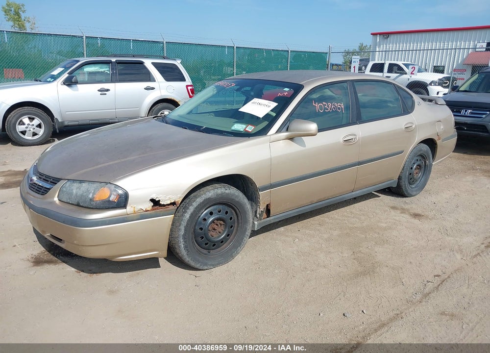 2004 CHEVROLET IMPALA VIN: 2G1WF52E449249839