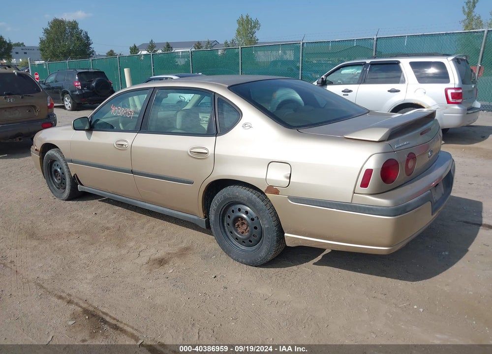 2004 CHEVROLET IMPALA VIN: 2G1WF52E449249839