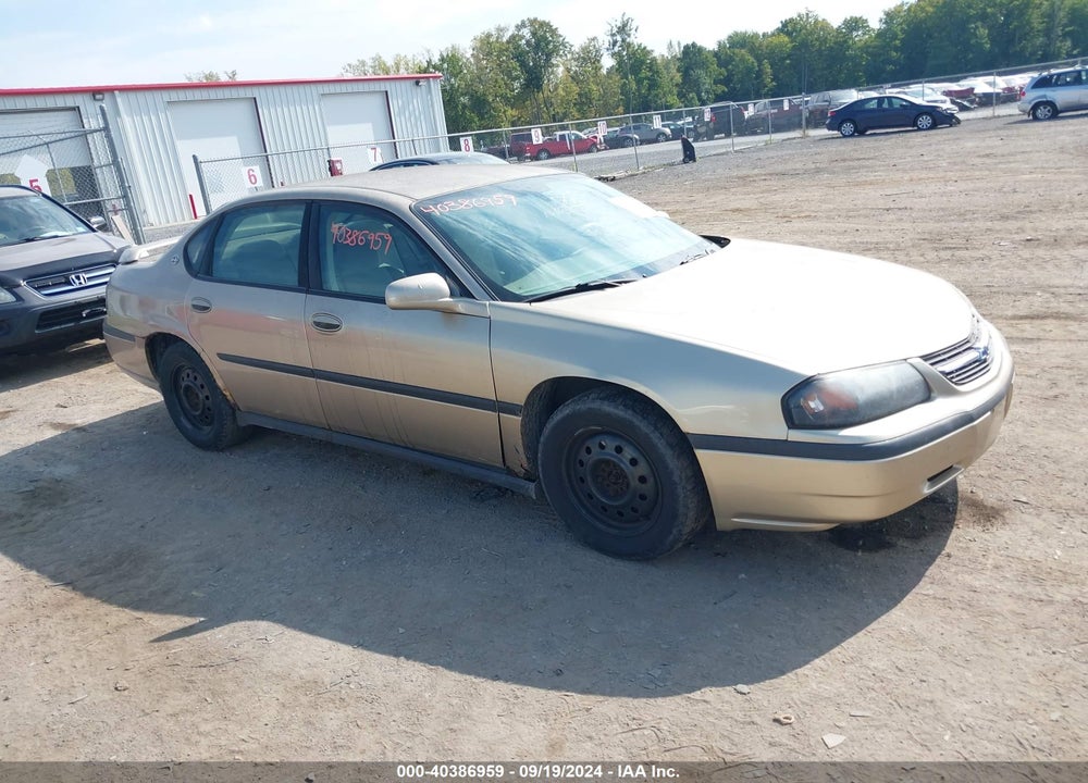 2004 CHEVROLET IMPALA VIN: 2G1WF52E449249839