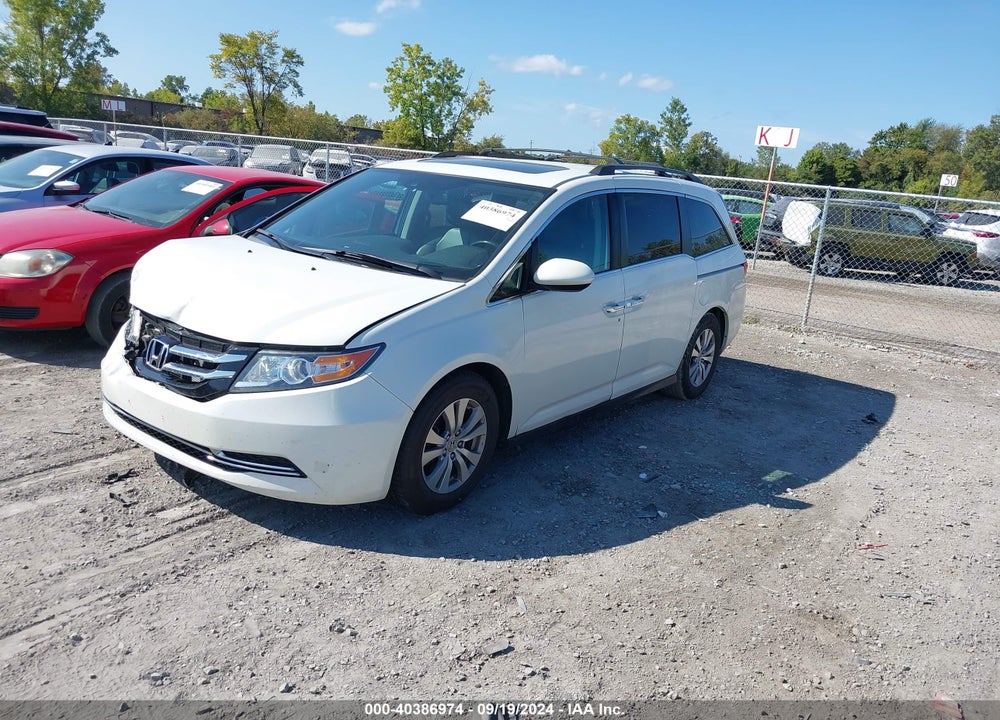 2014 HONDA ODYSSEY EX-L VIN: 5FNRL5H66EB131608