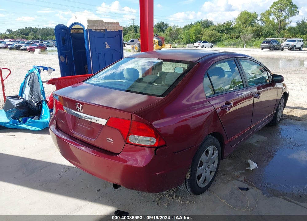 2009 HONDA CIVIC LX VIN: 2HGFA16569H342241