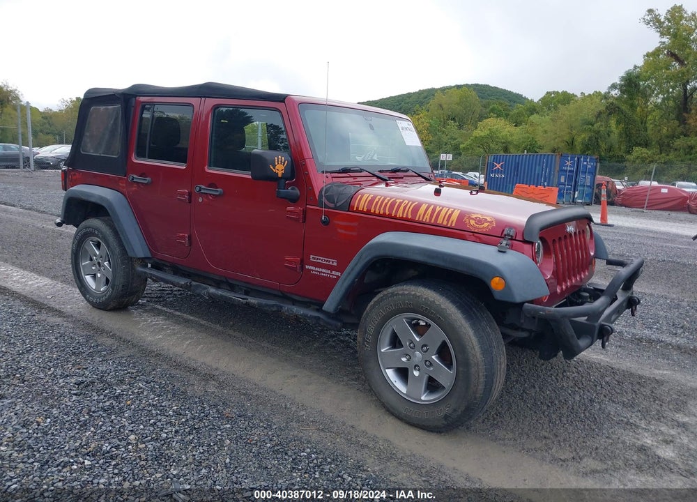 2012 JEEP WRANGLER UNLIMITED SPORT VIN: 1C4BJWDG2CL215060