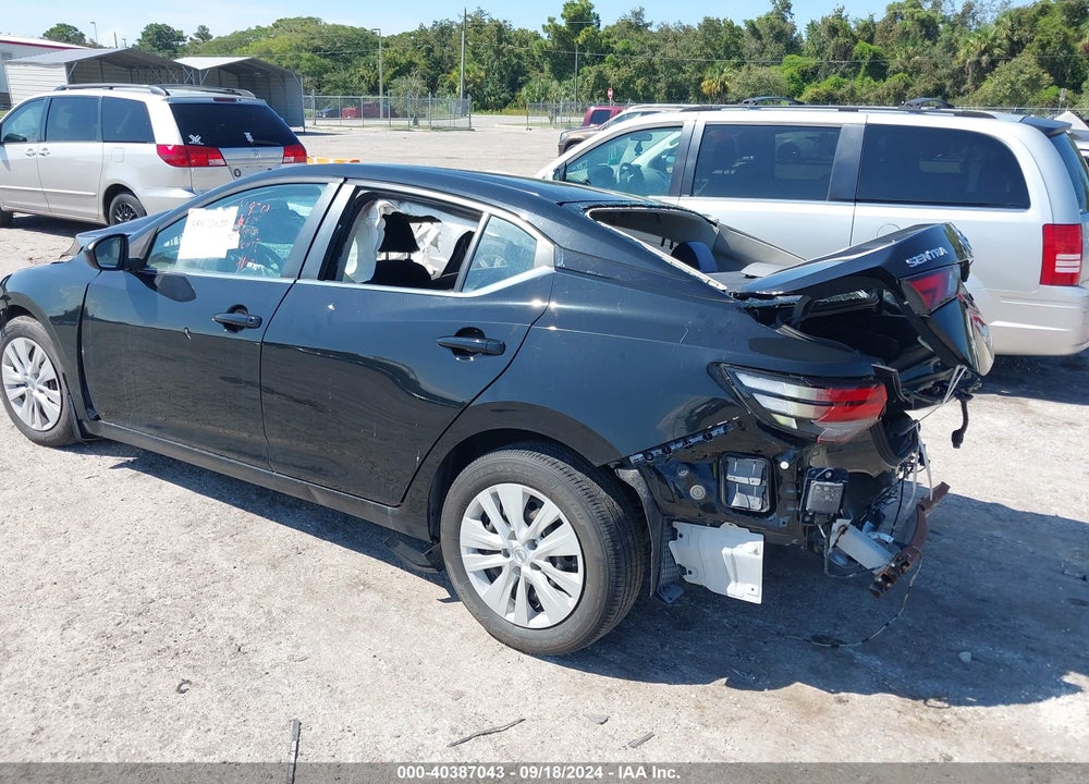 2022 NISSAN SENTRA S XTRONIC CVT VIN: 3N1AB8BVXNY209736