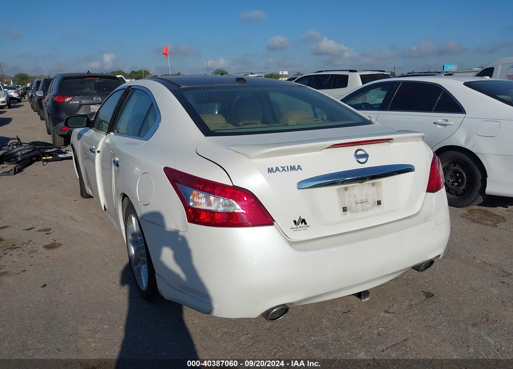 2011 NISSAN MAXIMA 3.5 SV VIN: 1N4AA5AP3BC812197
