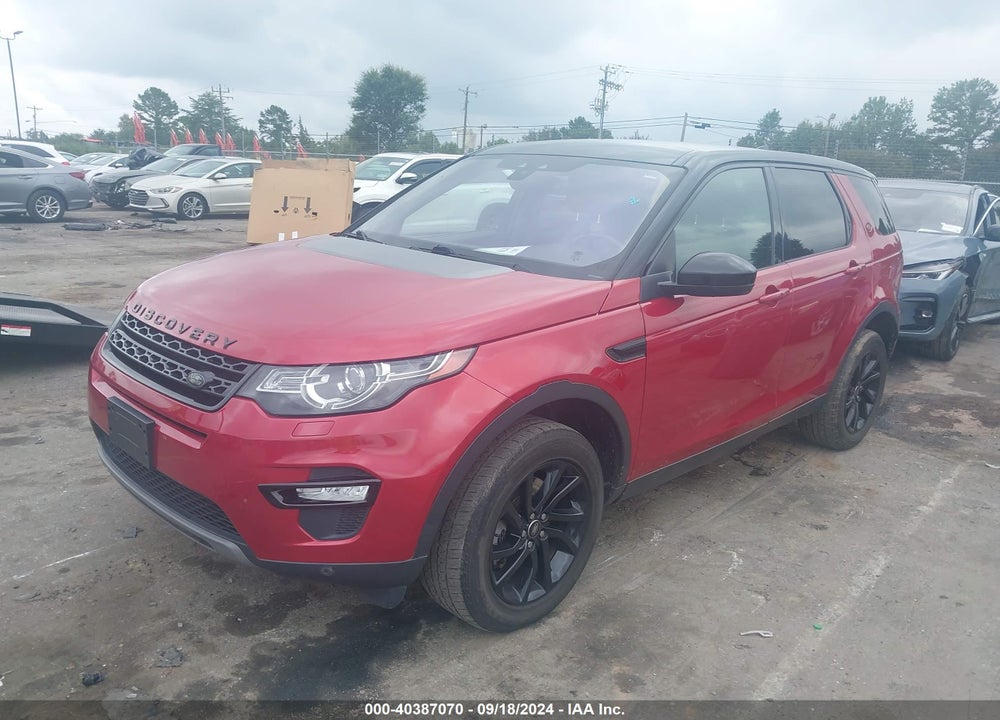 2018 LAND ROVER DISCOVERY SPORT HSE VIN: SALCR2RX2JH753703
