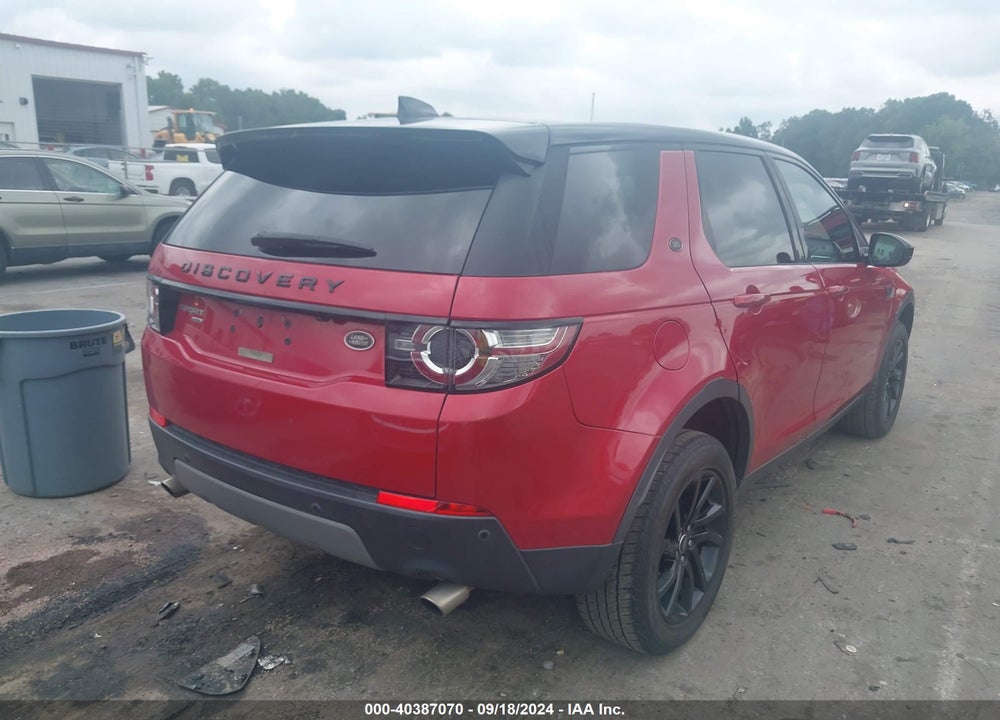 2018 LAND ROVER DISCOVERY SPORT HSE VIN: SALCR2RX2JH753703