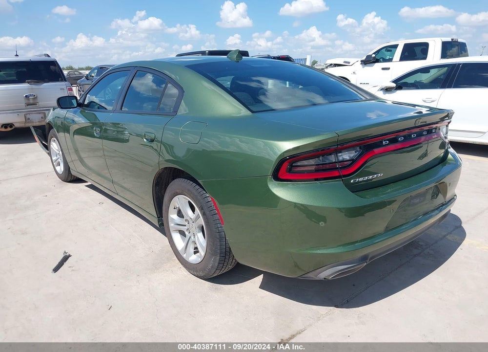 2023 DODGE CHARGER SXT VIN: 2C3CDXBG9PH572781