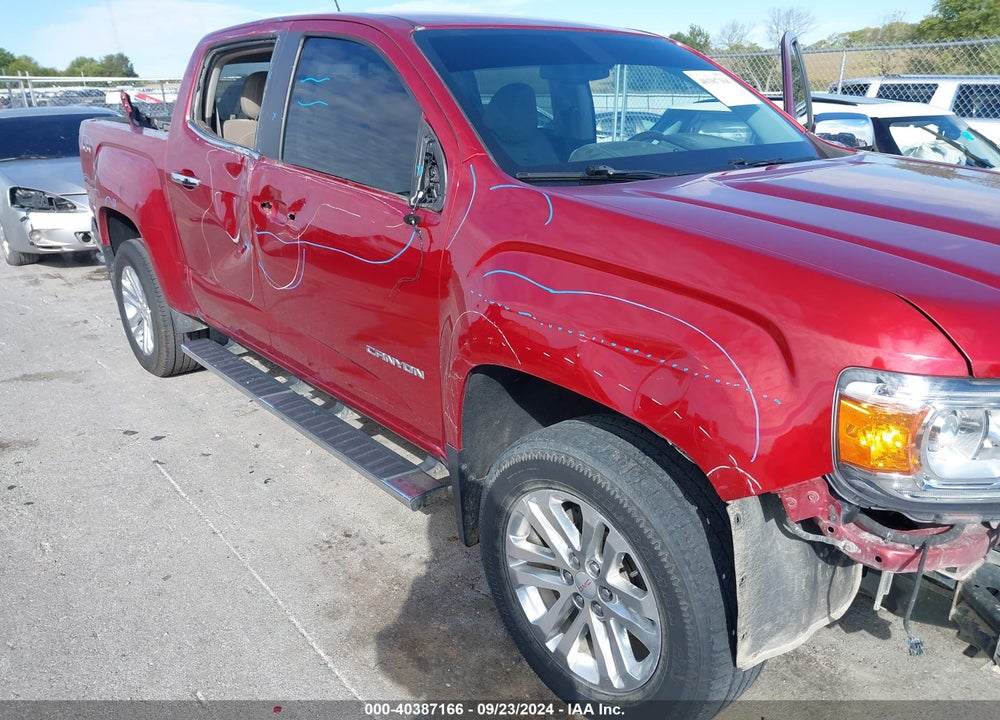 2016 GMC CANYON SLT VIN: 1GTG6DE33G1302779