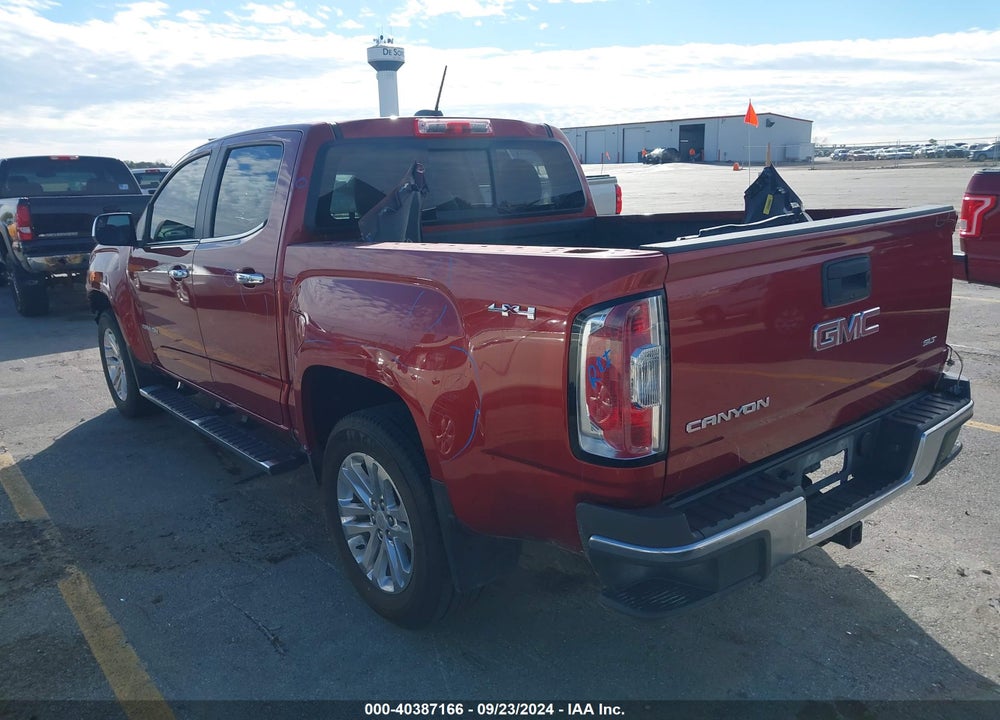 2016 GMC CANYON SLT VIN: 1GTG6DE33G1302779
