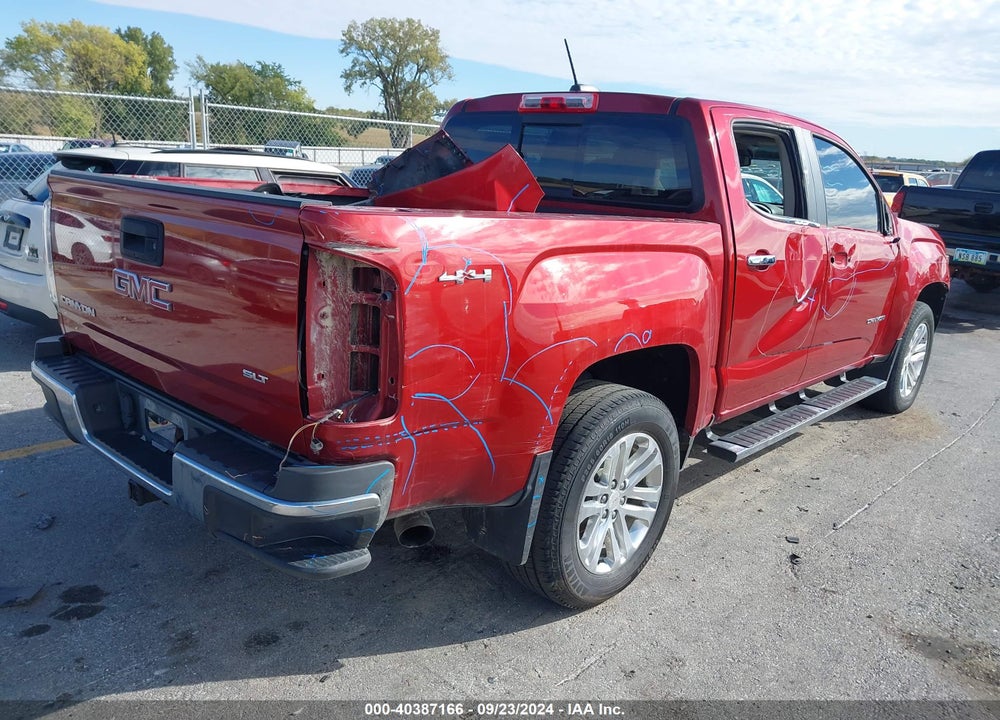 2016 GMC CANYON SLT VIN: 1GTG6DE33G1302779