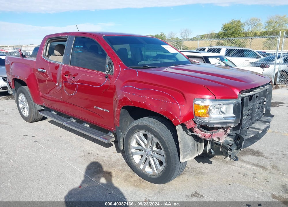 2016 GMC CANYON SLT VIN: 1GTG6DE33G1302779