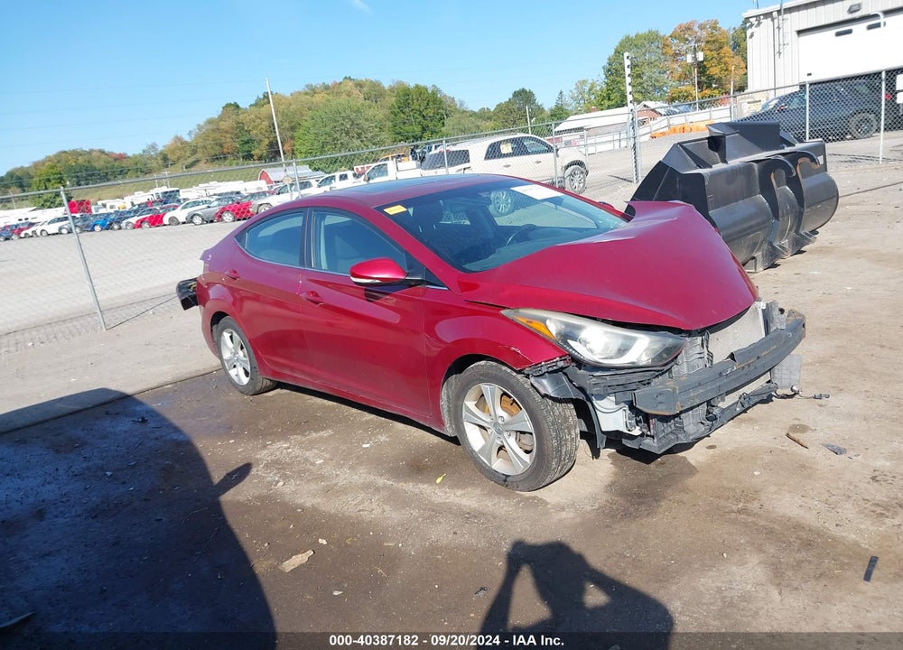 2016 HYUNDAI ELANTRA VALUE EDITION VIN: 5NPDH4AE6GH727068