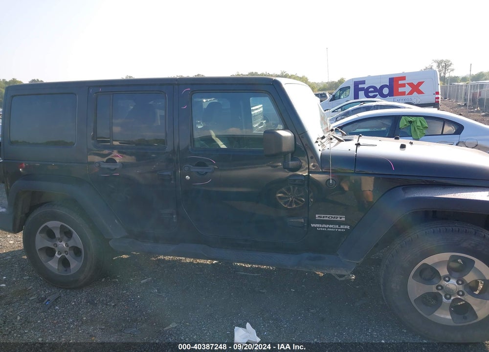 2011 JEEP WRANGLER UNLIMITED SPORT VIN: 1J4HA3H15BL529549