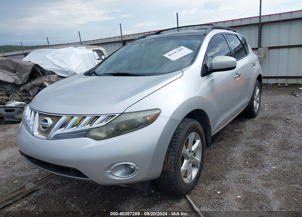 2009 NISSAN MURANO SL VIN: JN8AZ18U29W015959