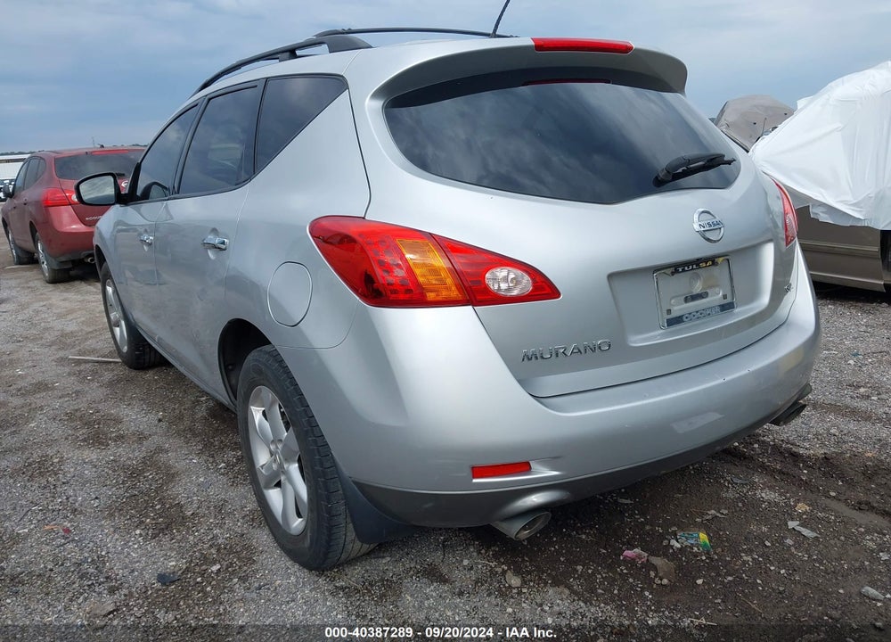 2009 NISSAN MURANO SL VIN: JN8AZ18U29W015959