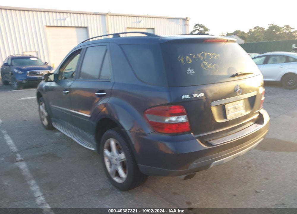 2008 MERCEDES-BENZ ML 350 4MATIC VIN: 4JGBB86EX8A392149