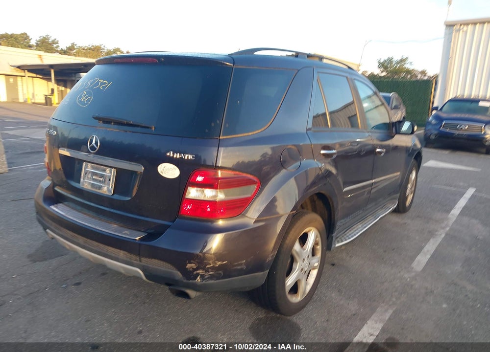 2008 MERCEDES-BENZ ML 350 4MATIC VIN: 4JGBB86EX8A392149