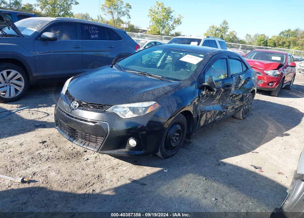 2016 TOYOTA COROLLA S PLUS VIN: 2T1BURHE8GC631905