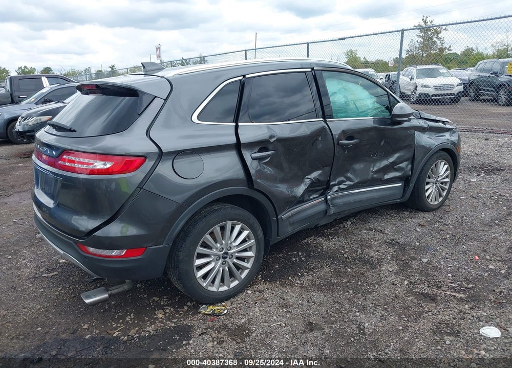 2019 LINCOLN MKC STANDARD VIN: 5LMCJ1C90KUL04377