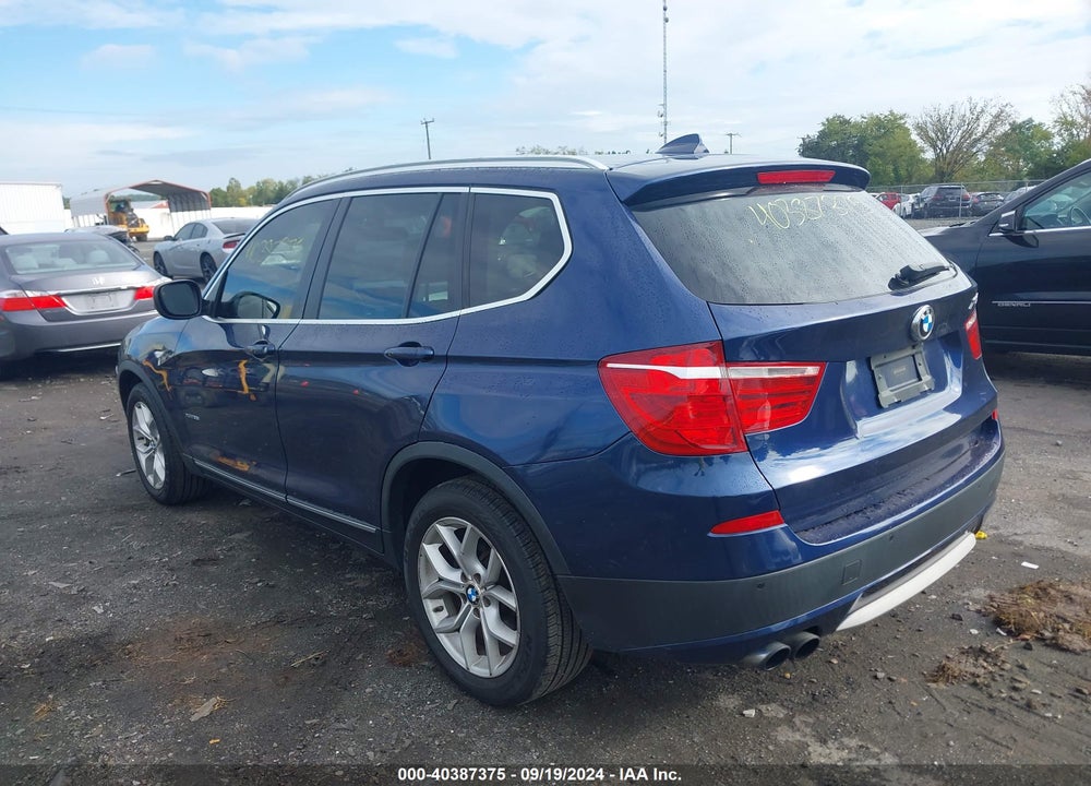 2011 BMW X3 XDRIVE35I VIN: 5UXWX7C51BL735138