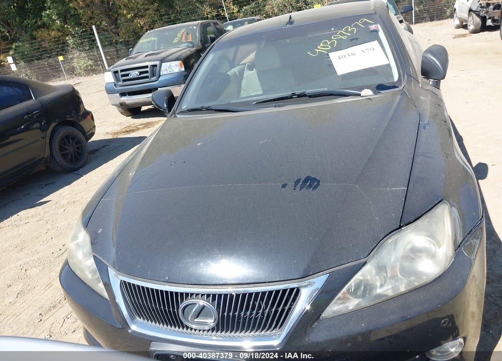 2010 LEXUS IS 350C VIN: JTHFE2C27A2502710