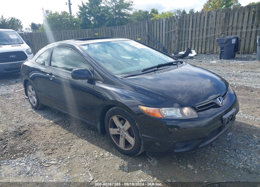 2007 HONDA CIVIC EX VIN: 2HGFG12807H554323