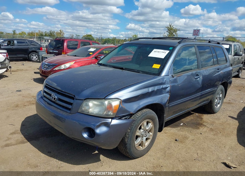 2006 TOYOTA HIGHLANDER V6 VIN: JTEDP21A160105442