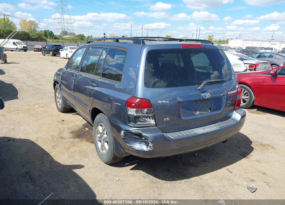 2006 TOYOTA HIGHLANDER V6 VIN: JTEDP21A160105442