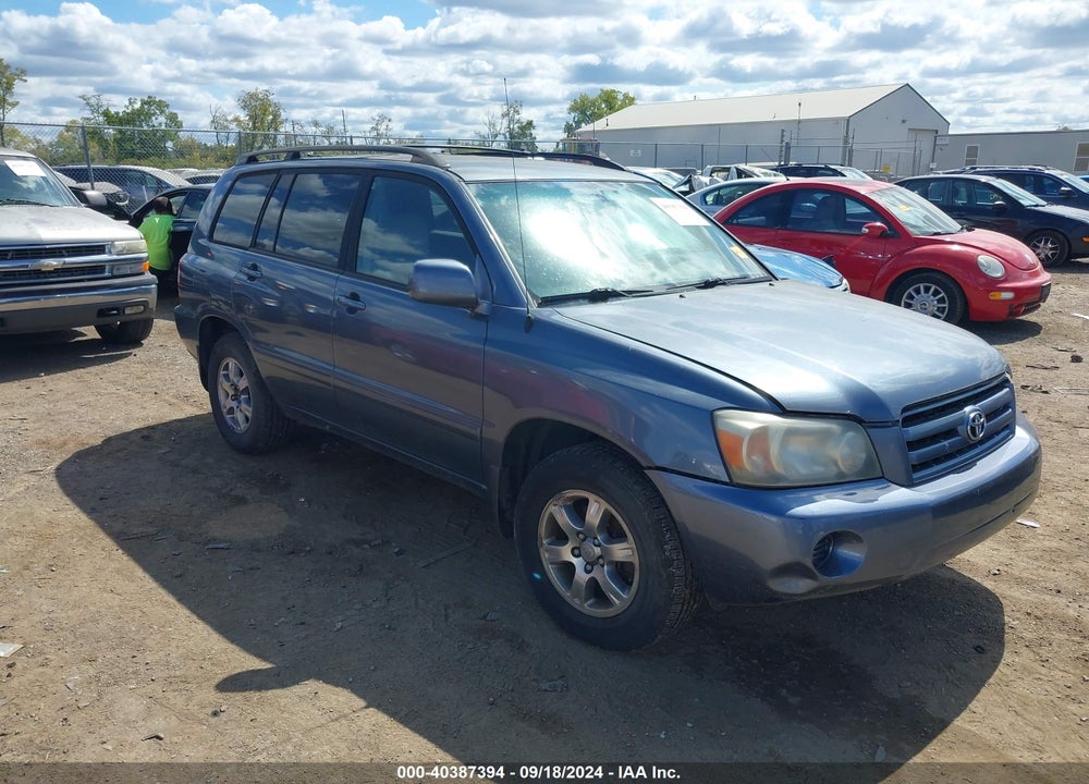 2006 TOYOTA HIGHLANDER V6 VIN: JTEDP21A160105442