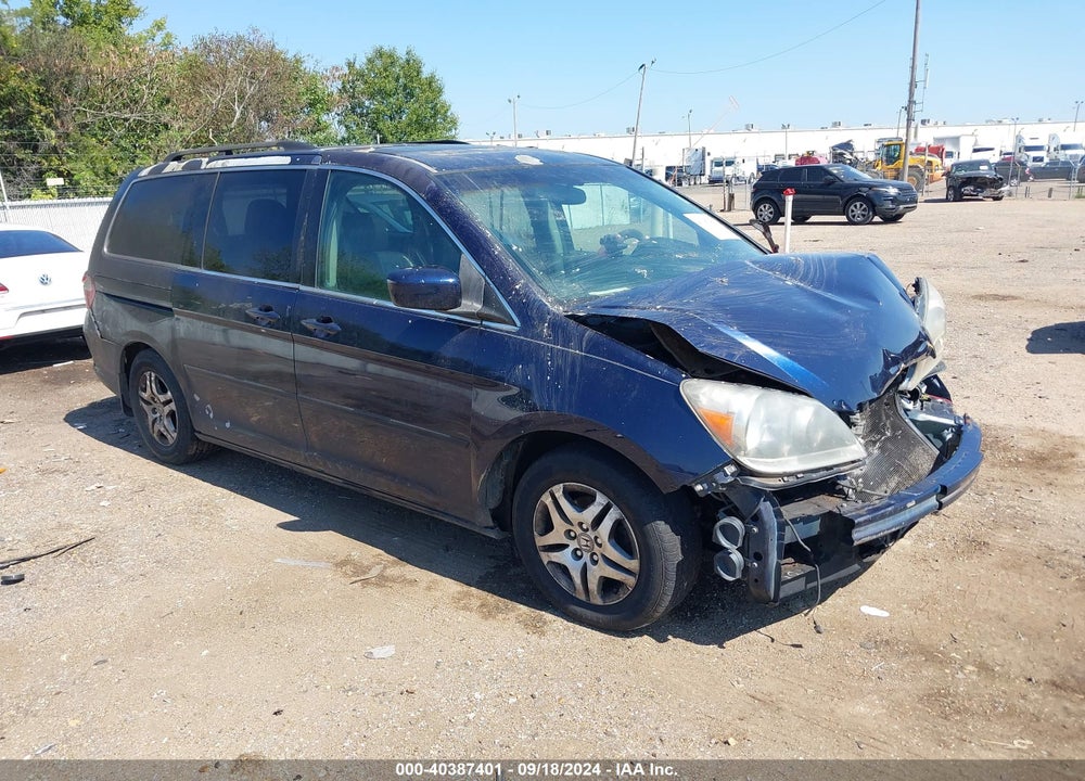 2006 HONDA ODYSSEY TOURING VIN: 5FNRL38856B089570