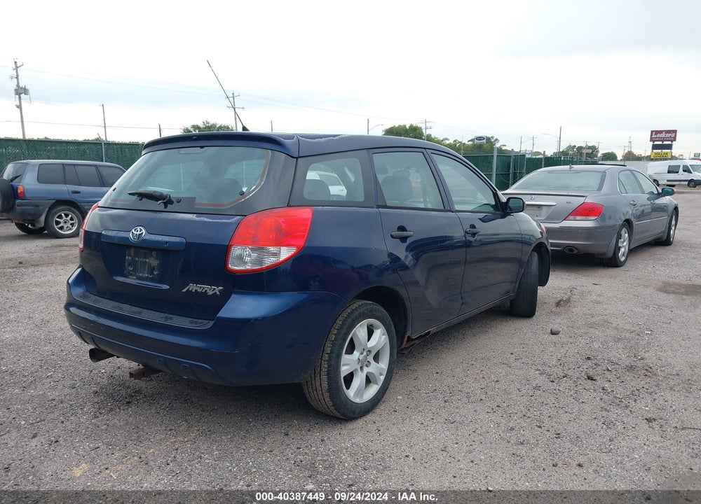 2003 TOYOTA MATRIX STANDARD VIN: 2T1KR32E53C062965