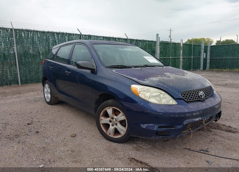 2003 TOYOTA MATRIX STANDARD VIN: 2T1KR32E53C062965